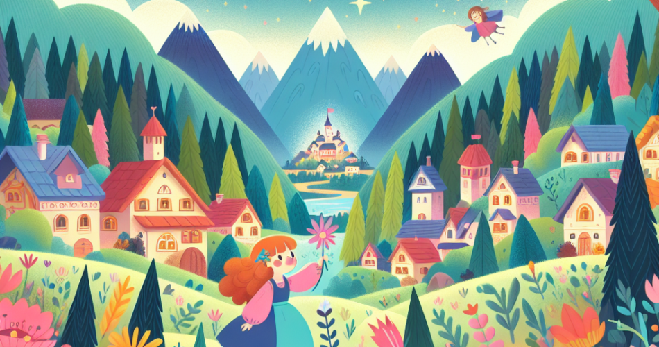 Lila ve Gökyüzü Çiçeği - Cocuk Masali